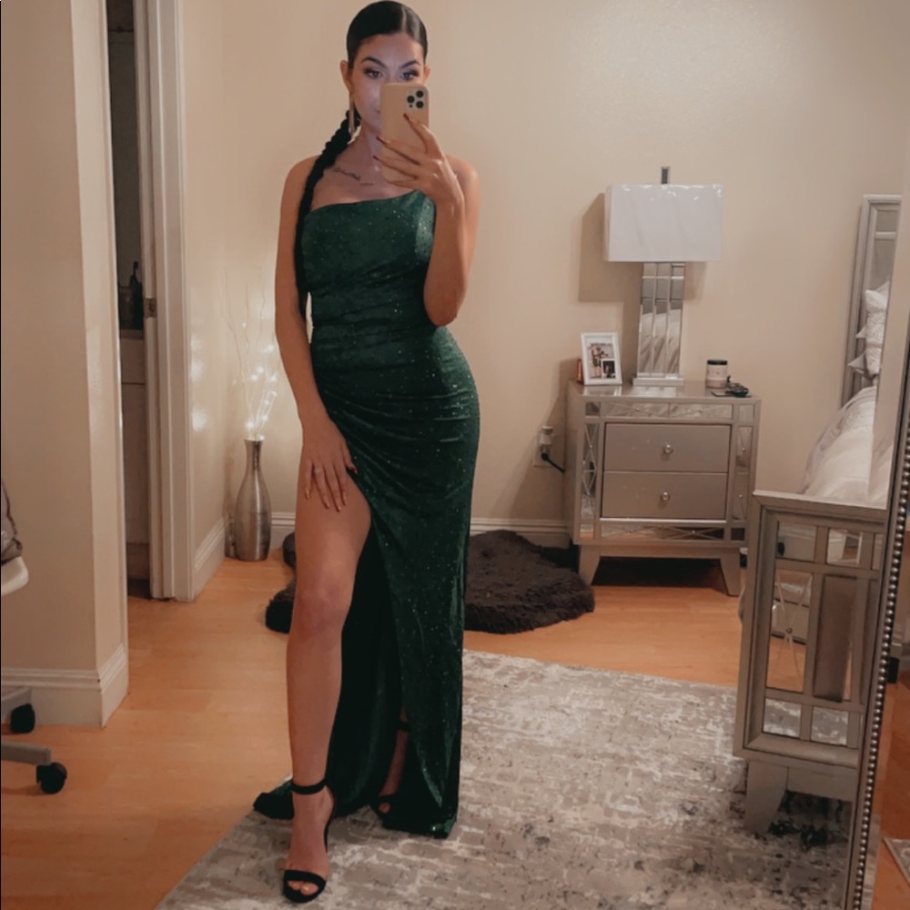 Emerald Green Long Dress